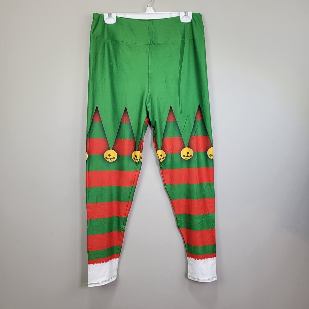 Elf Pants Polyester Spandex Ankle Leggings Extended Tall And Curvy